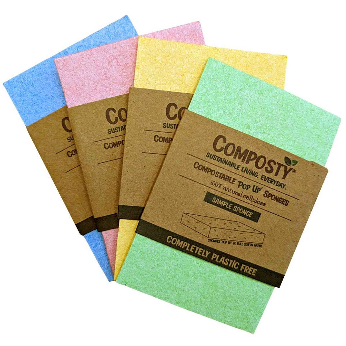 Composty Magic 'Pop-Up' Sponge - Single (Blue) - 1pc