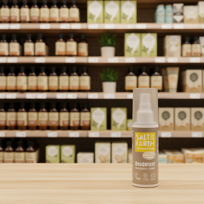 Salt of the Earth Deo Spray - Amber & Sandalwood - 100ml