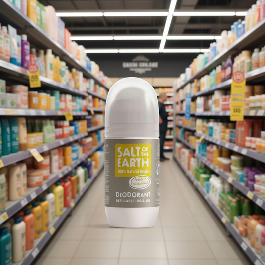 Salt of the Earth Deo Rollon - Amber & Sandalwood - 75ml