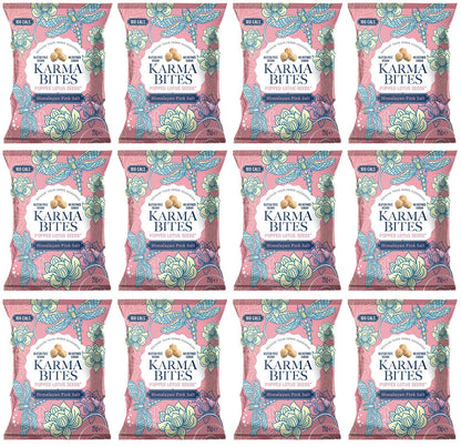 12 x Karma Bites Himalayan Sea Salt Popped Lotus Seeds - 25g