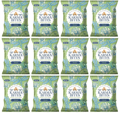 12 x Karma Bites Wasabi Popped Lotus Seeds - 25g