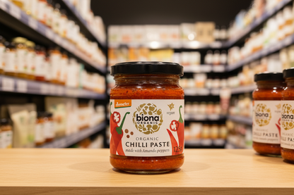 Biona Hot Chili Paste - Organic / Demeter - 125g