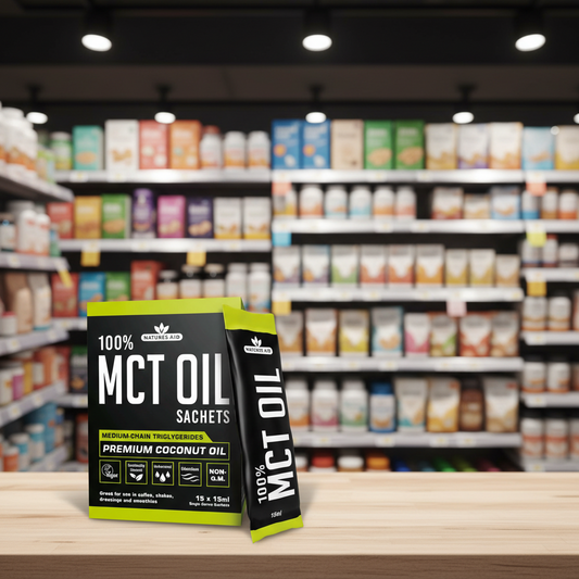 Natures Aid 100% MCT Oil Sachets x15 - 15ml