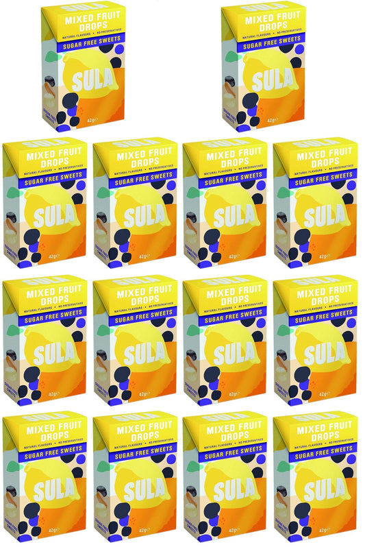 14 x Sula Fruit Mix Sugar Free - 42g