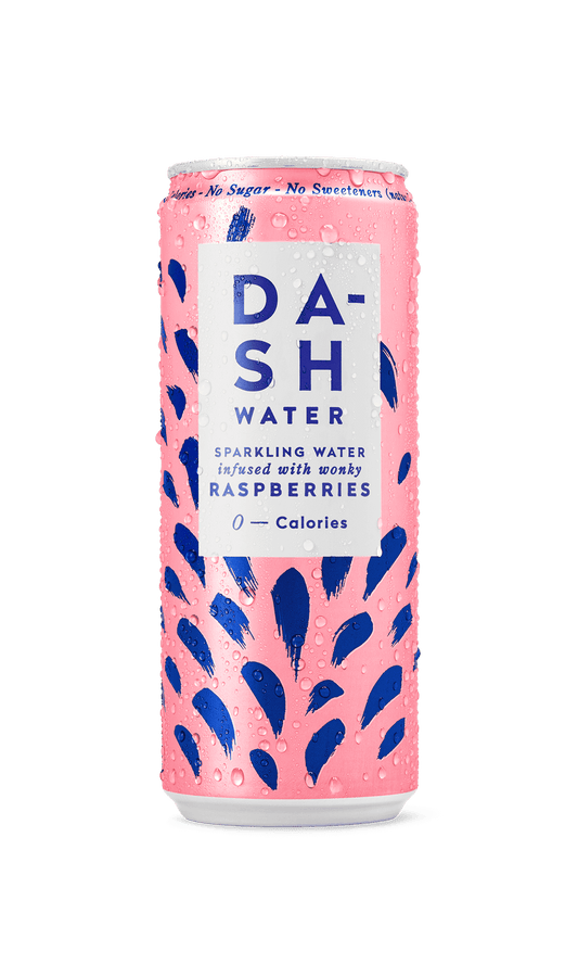 12 x Dash Water Sparkling Raspberry - 330ml