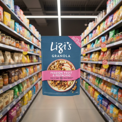 Lizi's Pistachio and Passionfruit Granola - 400g