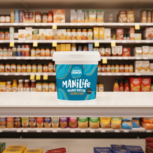 ManiLife Original Roast Crunchy Peanut Butter - 900g
