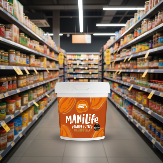 ManiLife Deep Roast Smooth Peanut Butter - 900g