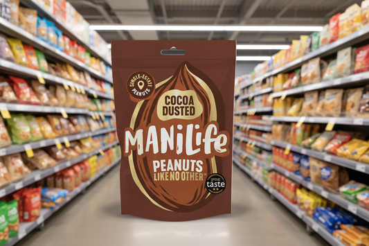 8 x ManiLife Cocoa Dusted Peanuts - 75g