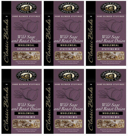 6 x Shropshire Spice Wild Sage & Onion Stuffing - 150g