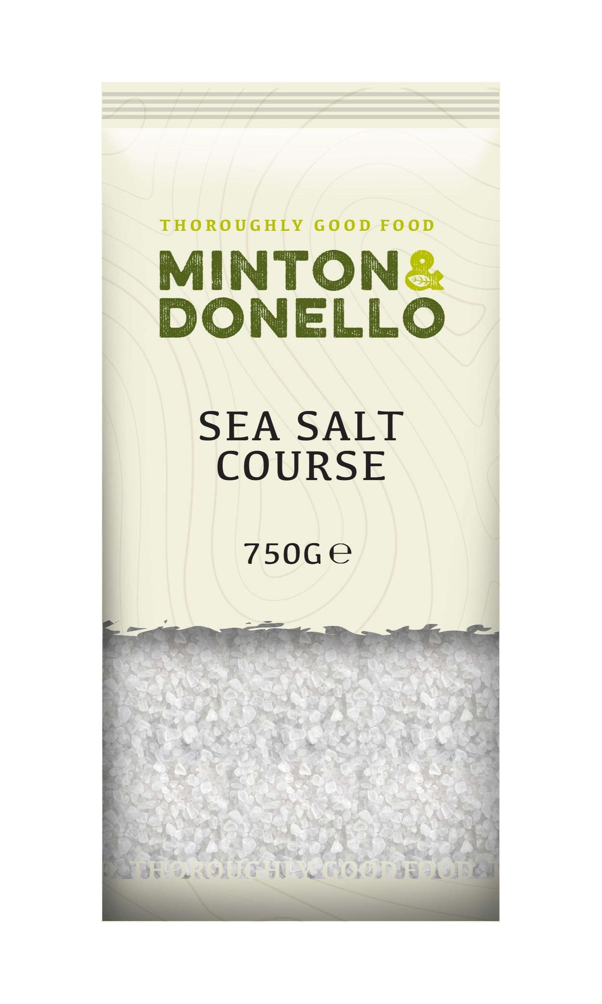 6 x Minton & Donello Sea Salt Coarse - 750g