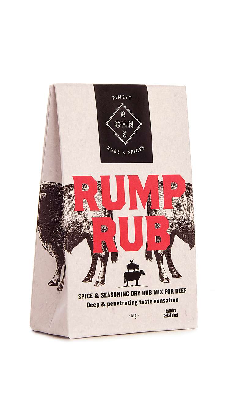 6 x Bohns Rump Rub Dry Spice Rub - 60g