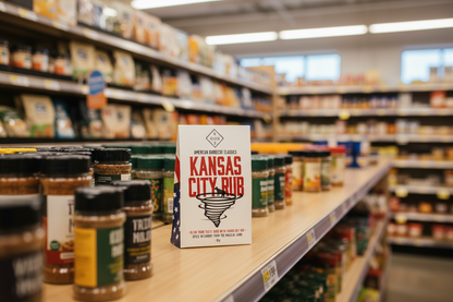 6 x Bohns Kansas City Rub BBQ Dry Spice Rub - 60g