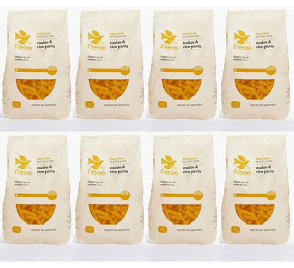 8 x Freee GF Organic Maize & Rice Fusilli Pasta - 500g
