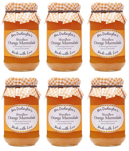 6 x Mrs Darlington's Shredless Orange - 340g