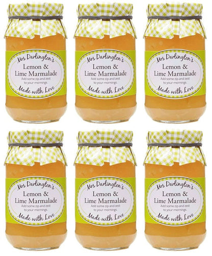 6 x Mrs Darlington's Medium Cut Lemon & Lime - 340g