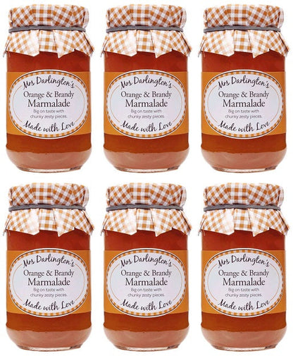 6 x Mrs Darlington's Thick Cut Orange with Brandy - 340g