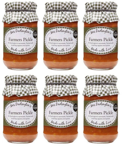 6 x Mrs Darlington's Farmer Tom's Pickle - 312g