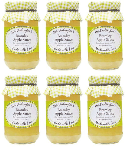 6 x Mrs Darlington's Bramley Apple Sauce - 312g
