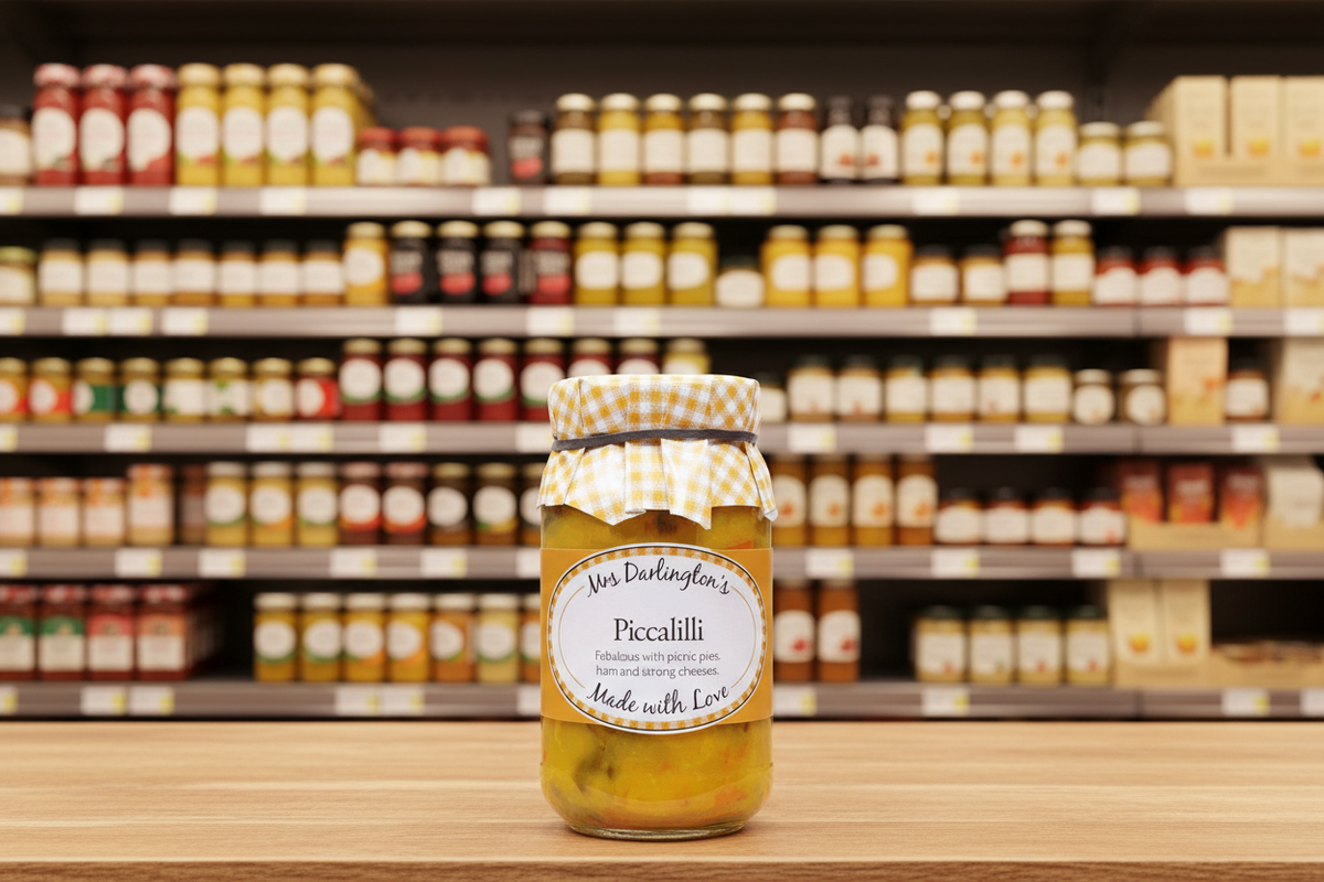 6 x Mrs Darlington's Piccalilli Chutney - 275g