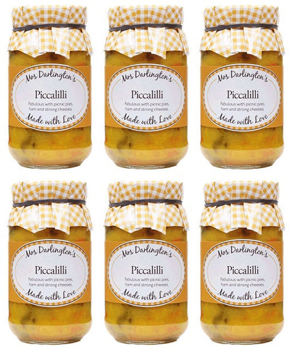 6 x Mrs Darlington's Piccalilli Chutney - 275g