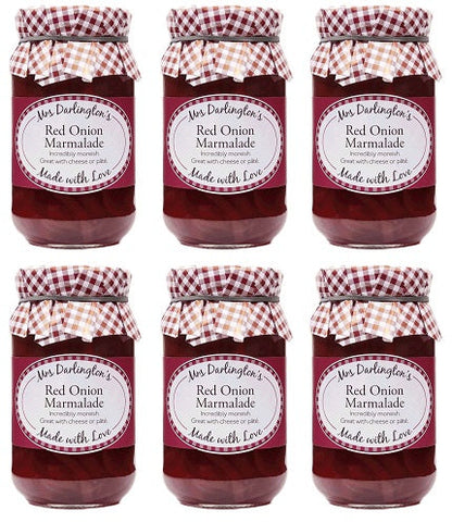 6 x Mrs Darlington's Red Onion Marmalade - 312g