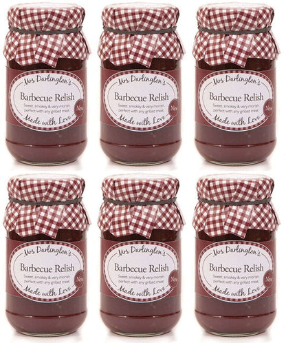 6 x Mrs Darlington's Barbecue Relish - 312g
