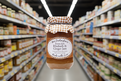 6 x Mrs Darlington's Rhubarb & Ginger - 340g