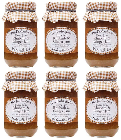 6 x Mrs Darlington's Rhubarb & Ginger - 340g