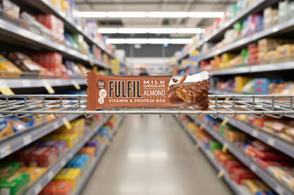 15 x Fulfil Milk Chocolate Almond Protein Bar - 55GM