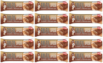 15 x Fulfil Cappucino Vitamin & Protein Bar - 55GM