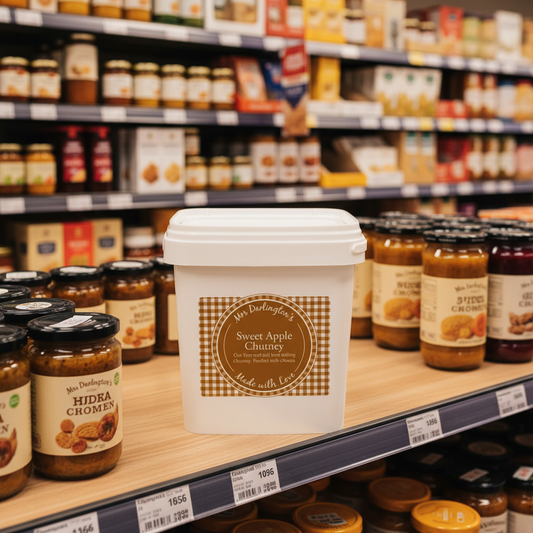 Mrs Darlington's Sweet Apple Chutney Catering Tub - 3kg