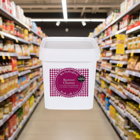 Mrs Darlington's Beetroot Chutney Catering Tub - 3kg
