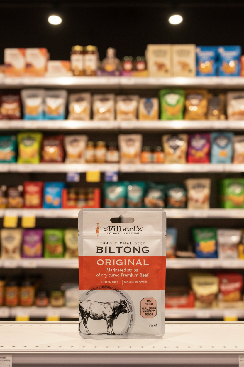Mr Filberts Biltong Original - 30g