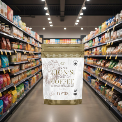 Rå Hygge Lion's Mane Coffee Filter Ground - 227g