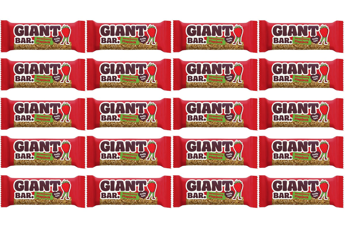20 x Giant Bar Strawberry - 90g