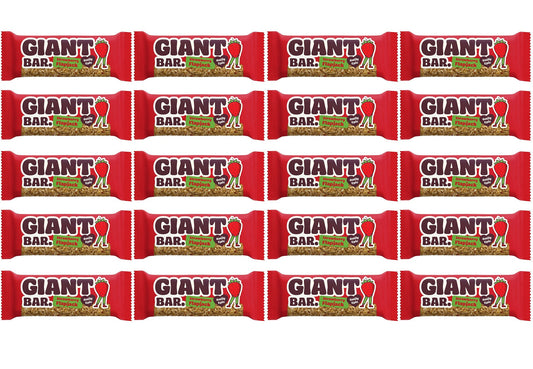 20 x Giant Bar Strawberry - 90g