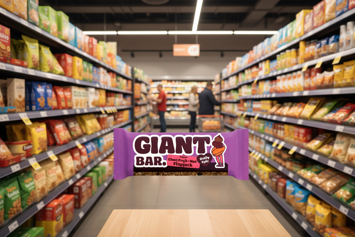 Giant Bar Choc Fruit & Nut - 100g