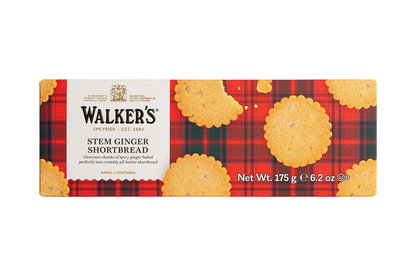 Walker's Shortbread Stem Ginger Shortbread - 175g