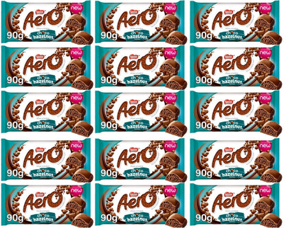 15 x Aero Hazelnut Block - 90GM