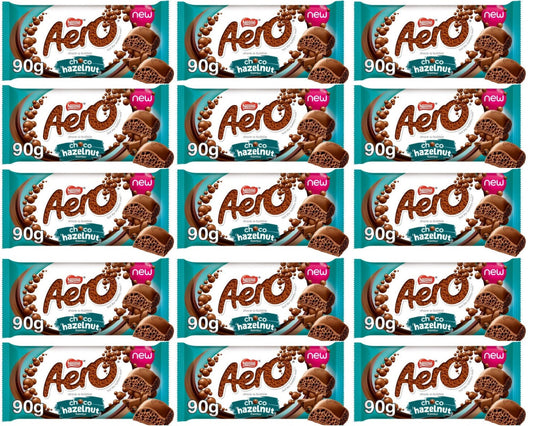 15 x Aero Hazelnut Block - 90GM