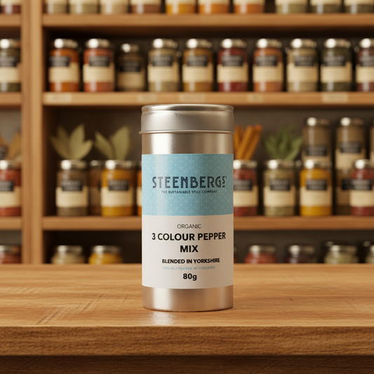 Steenbergs Organic 3 Colour Pepper Mix - 80g
