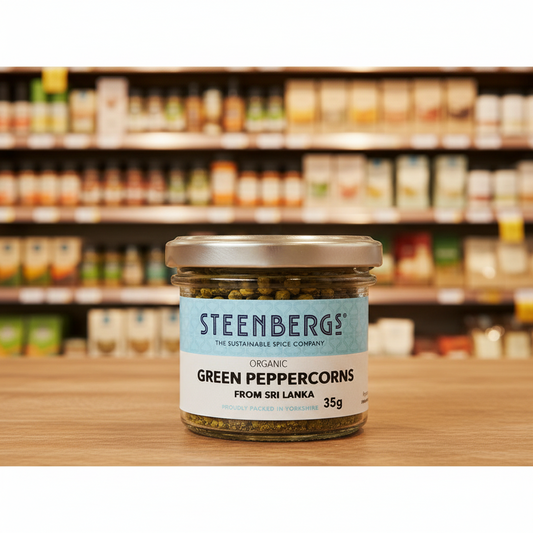 Steenbergs Organic Green Peppercorns - 35g