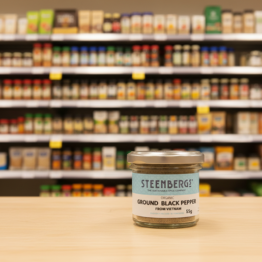 Steenbergs Organic Ground Black Pepper - 55g