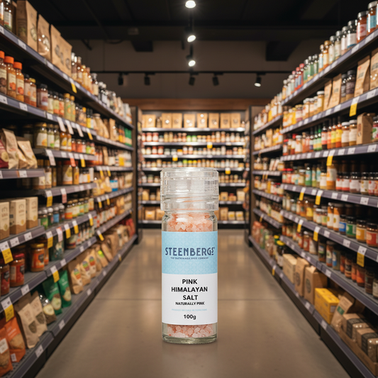 Steenbergs Pink Himalayan Salt Grinder - 100g