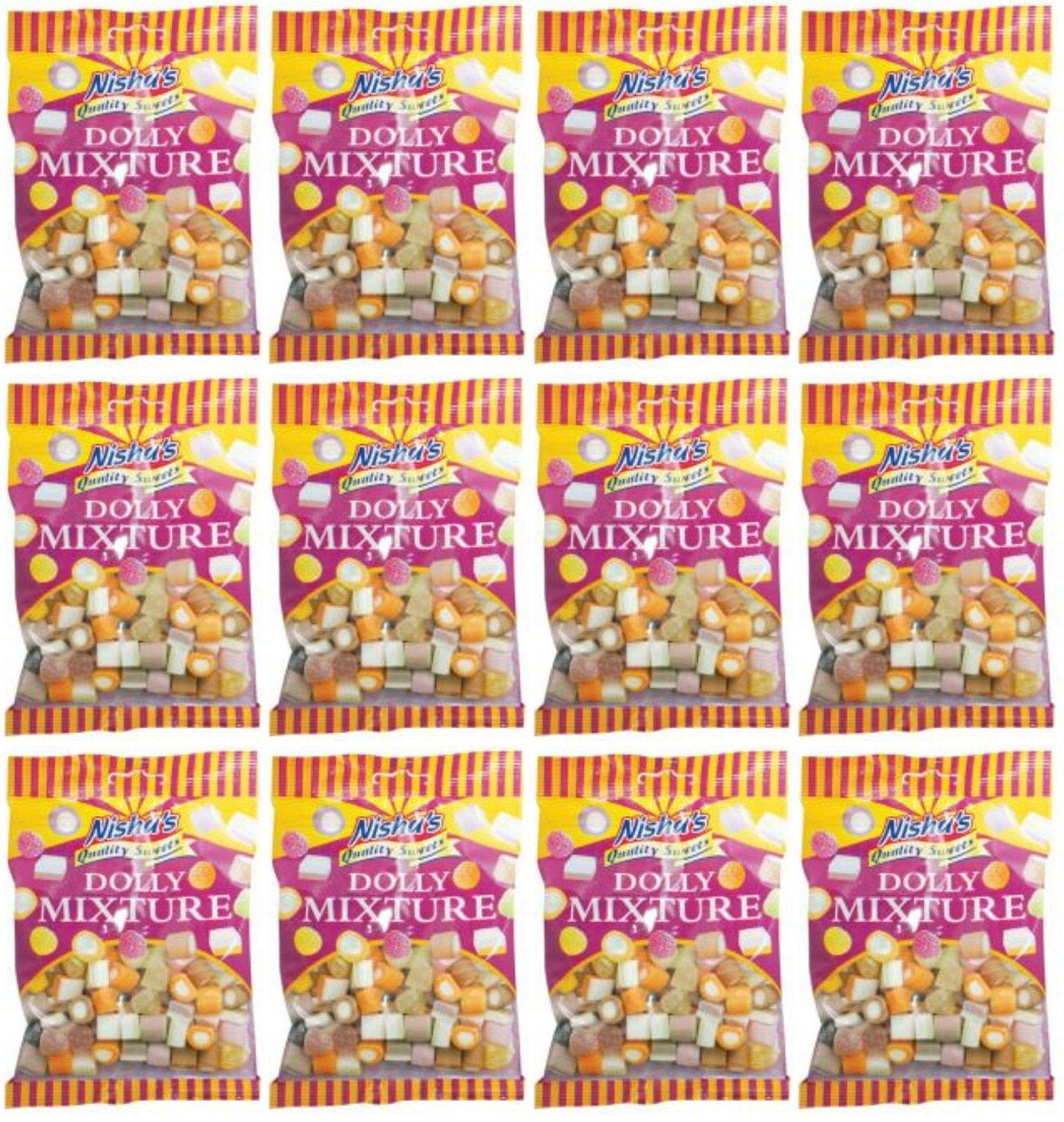 12 x Nisha Dolly Mixture - 120g