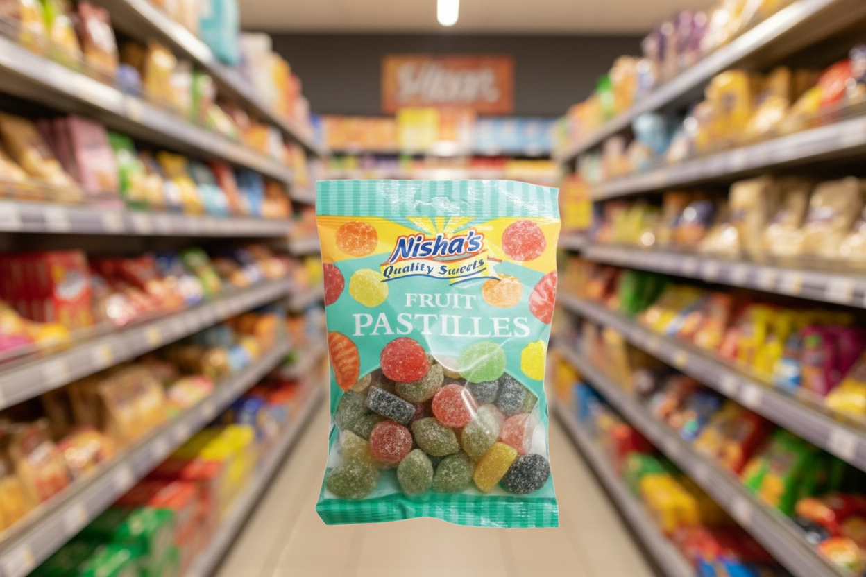 12 x Nisha Fruit Pastilles - 120g