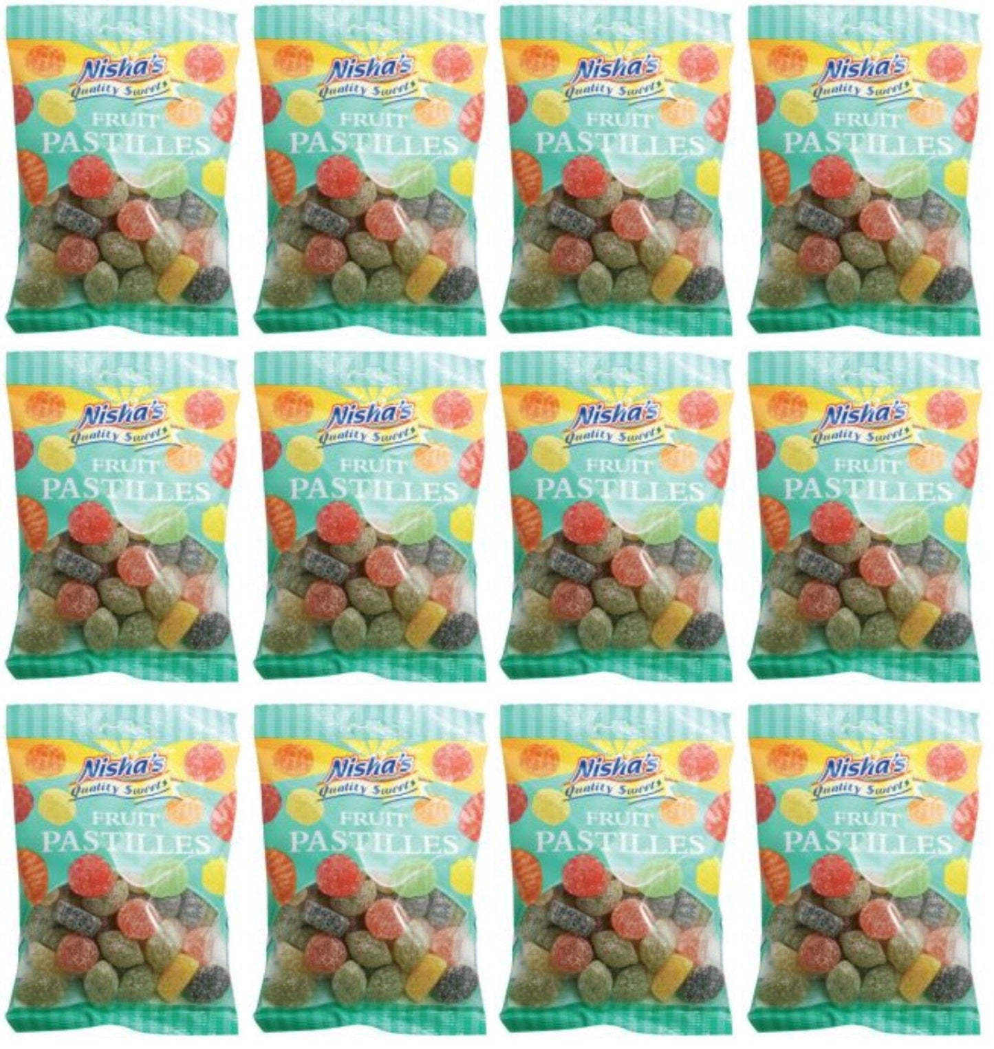 12 x Nisha Fruit Pastilles - 120g