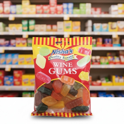 12 x Nisha Wine Gums - 120g