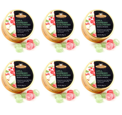 6 x Simpkins Apple Raspberry & Cranberry Drops - 200g